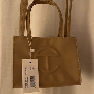 NWT Telfar Mini Shopper bag in Cream